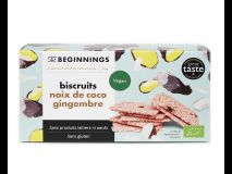 Biscruits vegan noix de coco gingembre Bio 80 g